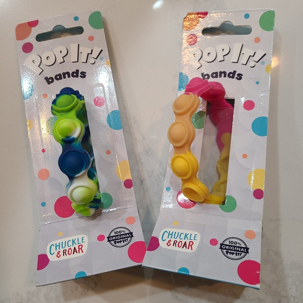 2 Pop It Bands Fidget Bracelets
